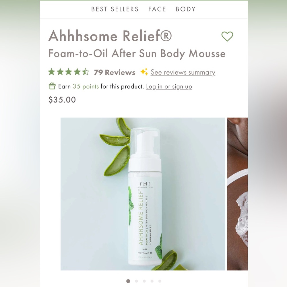 Farmhouse Fresh new sun skin relief